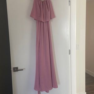Vici dolls pink slit dress